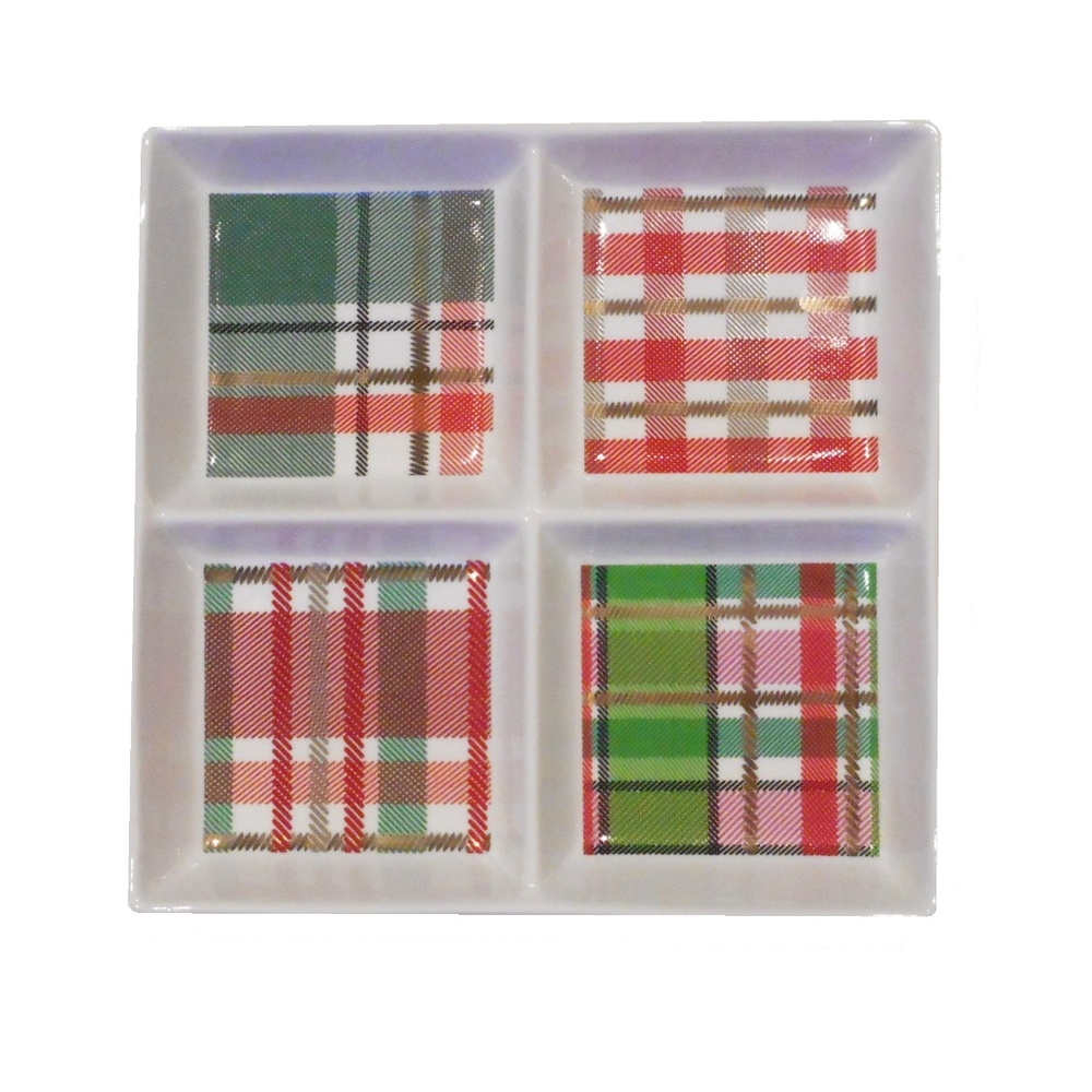 Cordon Bleu BIA 4 Section Square Dish, Condiments